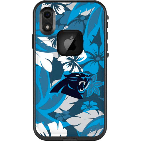 NFL Carolina Panthers Tropical Print LifeProof Fre iPhone Skin