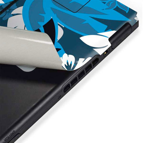 NFL Carolina Panthers Tropical Print Nintendo Switch Bundle Skin