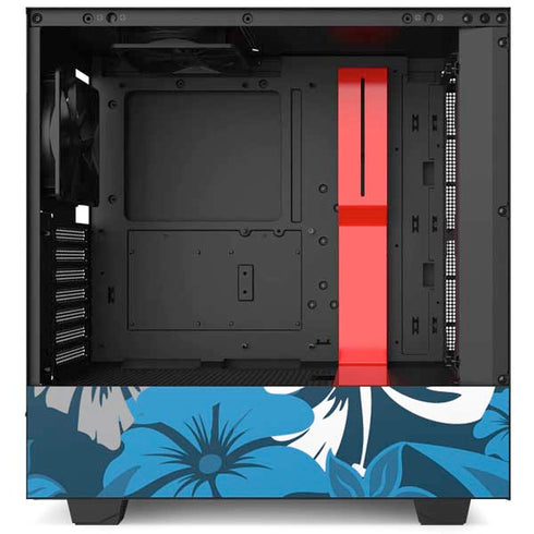NFL Carolina Panthers Tropical Print NZXT H510 Compact ATX Mid-Tower Case Skin
