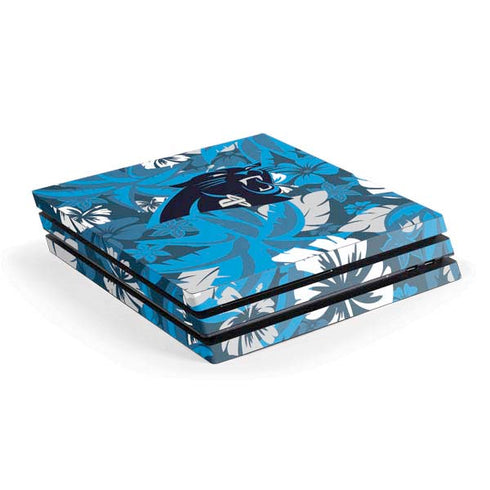 NFL Carolina Panthers Tropical Print PS4 Pro Console Skin