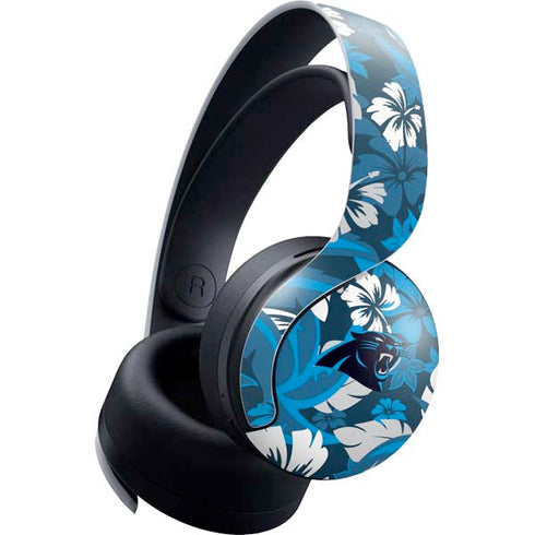 NFL Carolina Panthers Tropical Print PULSE 3D Wireless Headset for PS5 Skin
