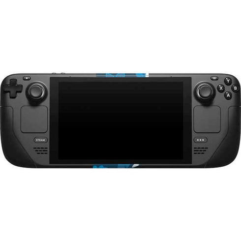 NFL Carolina Panthers Tropical Print Steam Deck Handheld Gaming Computer Skin