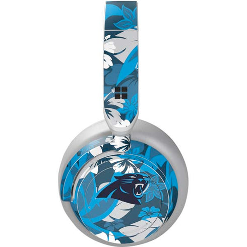 NFL Carolina Panthers Tropical Print Surface Headphones Skin