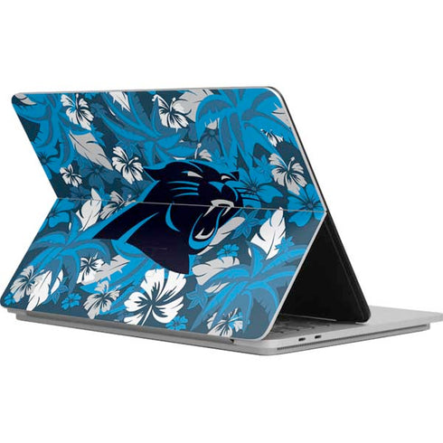 NFL Carolina Panthers Tropical Print Surface Laptop Studio Skin