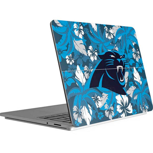 NFL Carolina Panthers Tropical Print Surface Laptop Studio Skin