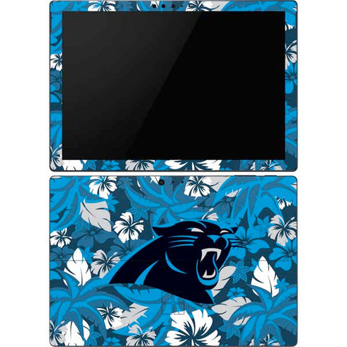 NFL Carolina Panthers Tropical Print Surface Pro 6 Skin