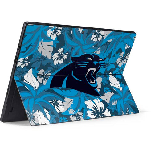 NFL Carolina Panthers Tropical Print Surface Pro 6 Skin