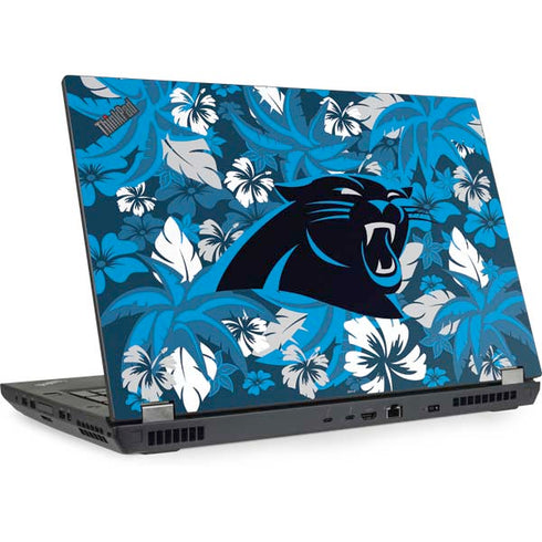 NFL Carolina Panthers Tropical Print Lenovo ThinkPad Skin