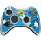 NFL Carolina Panthers Tropical Print Xbox 360 Wireless Controller Skin