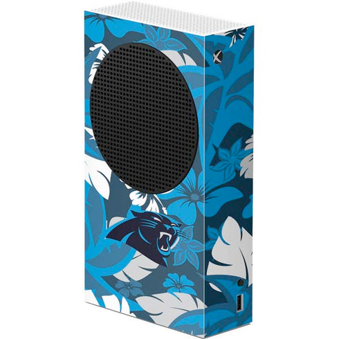 NFL Carolina Panthers Tropical Print Xbox Series S Console Skin