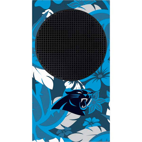 NFL Carolina Panthers Tropical Print Xbox Series S Console Skin