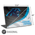 NFL Carolina Panthers Universal Laptop 17in (13.8 x 10in) Skin