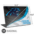NFL Carolina Panthers Universal Laptop 18in (14.6 x 10.6in) Skin