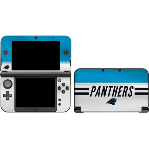 NFL Carolina Panthers White Striped 3DS XL 2015 Skin