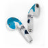 NFL Carolina Panthers White Striped Apple AirPods Skin
