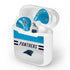 NFL Carolina Panthers White Striped Apple AirPods Skin