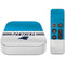 NFL Carolina Panthers White Striped Apple TV Skin
