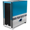 NFL Carolina Panthers White Striped Corsair 4000D Tempered Glass Mid-Tower ATX Case Skin