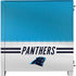 NFL Carolina Panthers White Striped Corsair 4000D Tempered Glass Mid-Tower ATX Case Skin