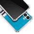 NFL Carolina Panthers White Striped Galaxy A13 5G Clear Case