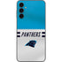 NFL Carolina Panthers White Striped Galaxy A14 5G Skin