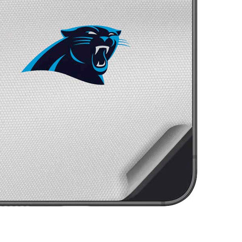 NFL Carolina Panthers White Striped Galaxy A14 5G Skin