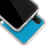 NFL Carolina Panthers White Striped Galaxy A30 Clear Case