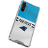 NFL Carolina Panthers White Striped Galaxy A54 5G Clear Case