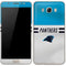 NFL Carolina Panthers White Striped Galaxy J7 Skin