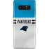NFL Carolina Panthers White Striped Galaxy Note 8 Skin