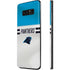 NFL Carolina Panthers White Striped Galaxy Note 8 Skin