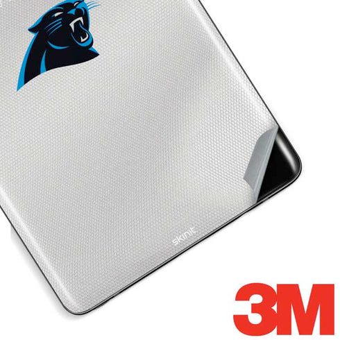 NFL Carolina Panthers White Striped Galaxy Note 8 Skin