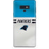 NFL Carolina Panthers White Striped Galaxy Note 9 Skin
