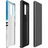 NFL Carolina Panthers White Striped Galaxy Note20 5G Pro Case