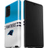 NFL Carolina Panthers White Striped Galaxy Note20 5G Pro Case