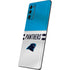 NFL Carolina Panthers White Striped Galaxy Note20 5G Skin
