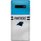 NFL Carolina Panthers White Striped Galaxy S10 Plus Skin