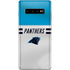 NFL Carolina Panthers White Striped Galaxy S10 Plus Skin