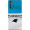 NFL Carolina Panthers White Striped Galaxy S20 Fan Edition Skin