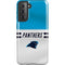 NFL Carolina Panthers White Striped Galaxy S21 5G Pro Case