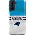 NFL Carolina Panthers White Striped Galaxy S21 Plus 5G Pro Case