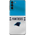NFL Carolina Panthers White Striped Galaxy S21 Plus 5G Skin