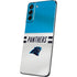 NFL Carolina Panthers White Striped Galaxy S21 Plus 5G Skin