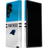 NFL Carolina Panthers White Striped Galaxy S22 Ultra Pro Case