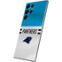 NFL Carolina Panthers White Striped Galaxy S22 Ultra Skin