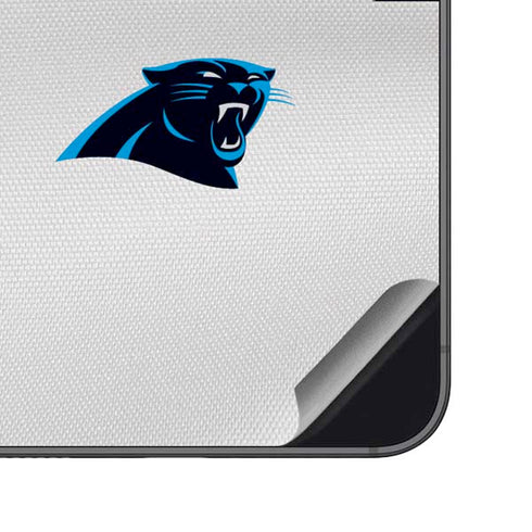NFL Carolina Panthers White Striped Galaxy S23 FE Skin