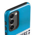 NFL Carolina Panthers White Striped Galaxy S23 Plus Pro Case