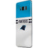 NFL Carolina Panthers White Striped Galaxy S8 Plus Skin