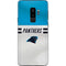 NFL Carolina Panthers White Striped Galaxy S9 Plus Skin