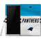 NFL Carolina Panthers White Striped Samsung Galaxy Tab Skin